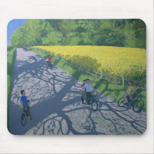 Mousepad Ciclistas e campo amarelo Kedleston Derby
