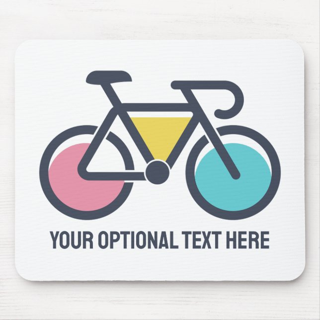Mousepad Ciclo de Texto Personalizado (Frente)