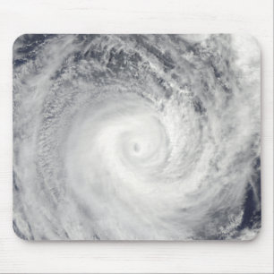 Mousepad Ciclone tropical Oli fora da costa de Tahiti