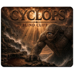 Mousepad Cíclope Penhasco Cego Realismo Sombrio