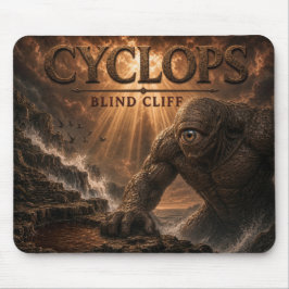Mousepad Cíclope Penhasco Cego Realismo Sombrio