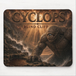 Mousepad Cíclope Penhasco Cego Realismo Sombrio