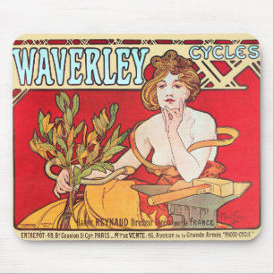 Mousepad Ciclos Waverley, Mucha
