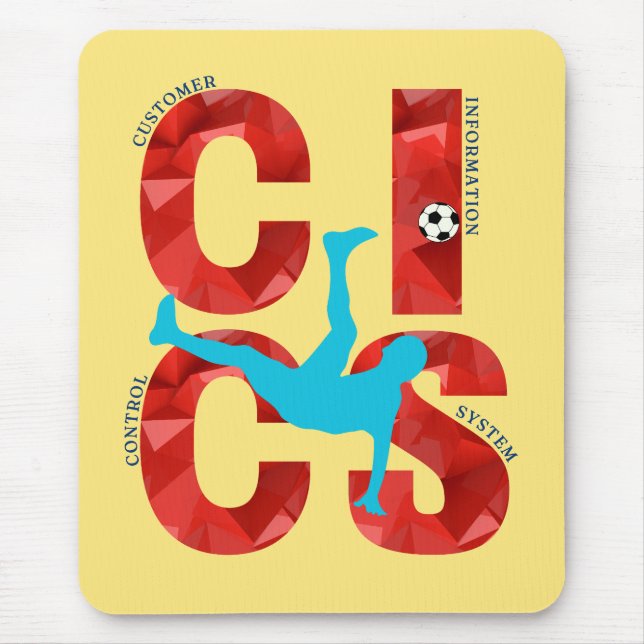 Mousepad CICS Sistema de Controle de Informações do Cliente (Frente)