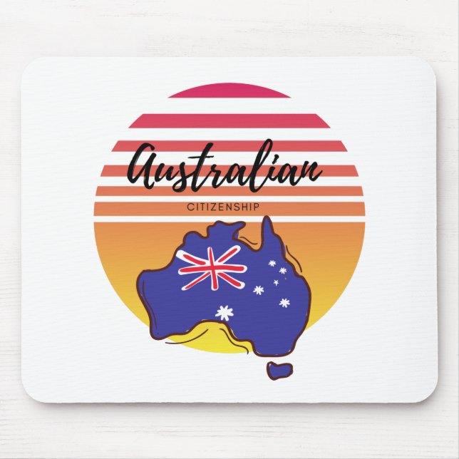 Mousepad Cidadania australiana (Frente)
