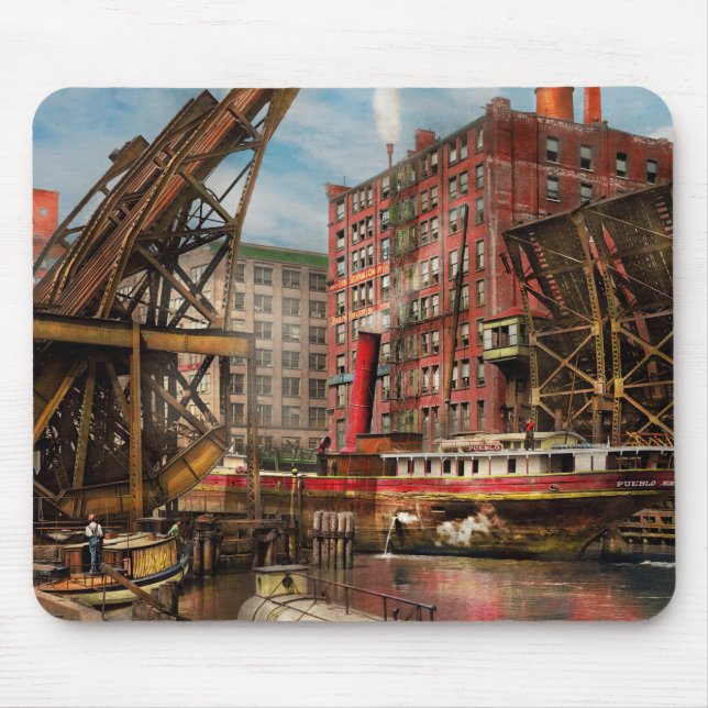 Mousepad Cidade - Chicago IL - Roubada 1907 (Frente)