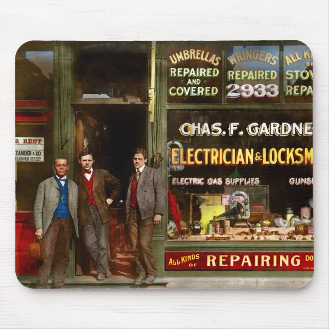 Mousepad Cidade - Chicago, IL - Tudo reparado 1899 (Frente)