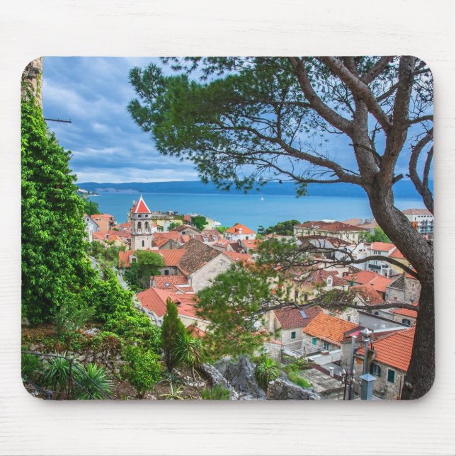 Mousepad Cidade croata de Omis (Frente)