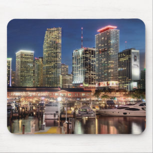 Mousepad Cidade da skyline de Miami em Florida