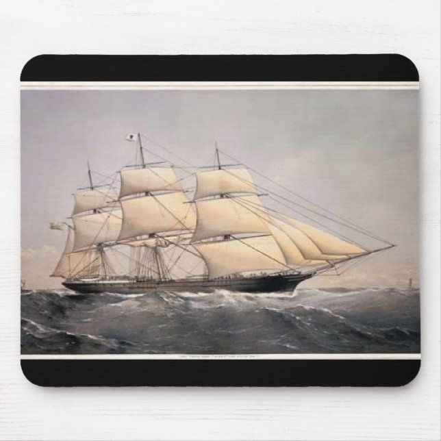 Mousepad Cidade de Adelaide Clipper - 1800s (Frente)