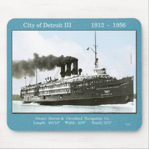 Mousepad Cidade de Detroit III