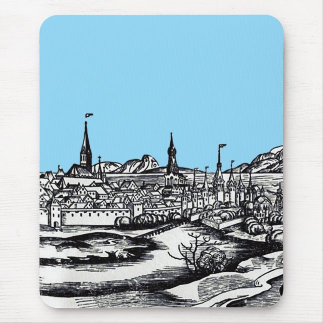 Mousepad Cidade de Lübeck no norte da Alemanha (Frente)