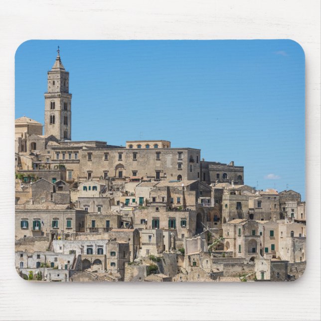 Mousepad Cidade de Matera dos di de Sassi em Italia (Frente)