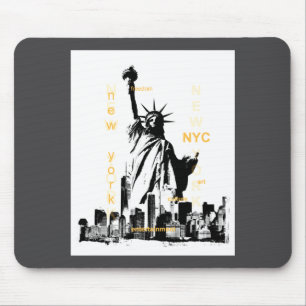 Mousepad Cidade de Nova York Ny Nyc Estátua da Liberdade