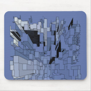 Mousepad Cidade de violeta azul