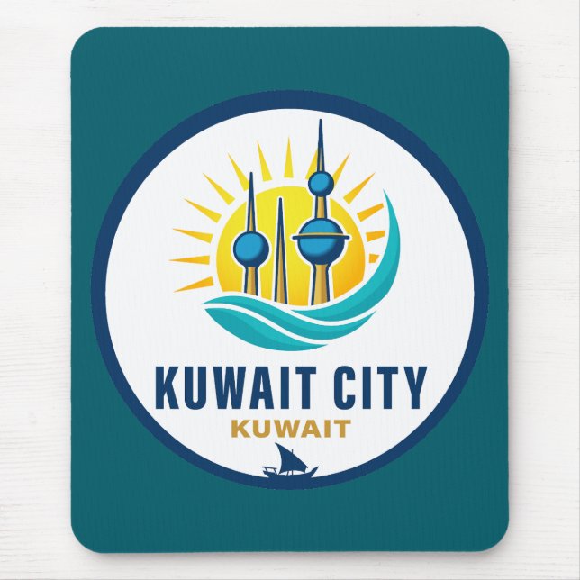Mousepad Cidade do Kuwait Kuwait Oriente Médio (Frente)