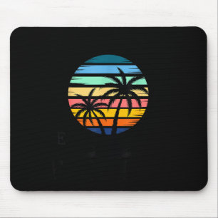 Mousepad cidade do panamá florida praia pôr do sol palmeira