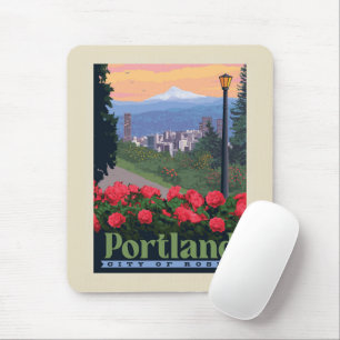 Mousepad Cidade dos Rosas   Portland, Oregon