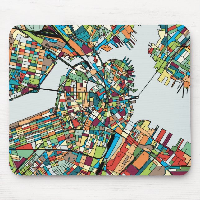 Mousepad Cidade EUA de Boston (Frente)
