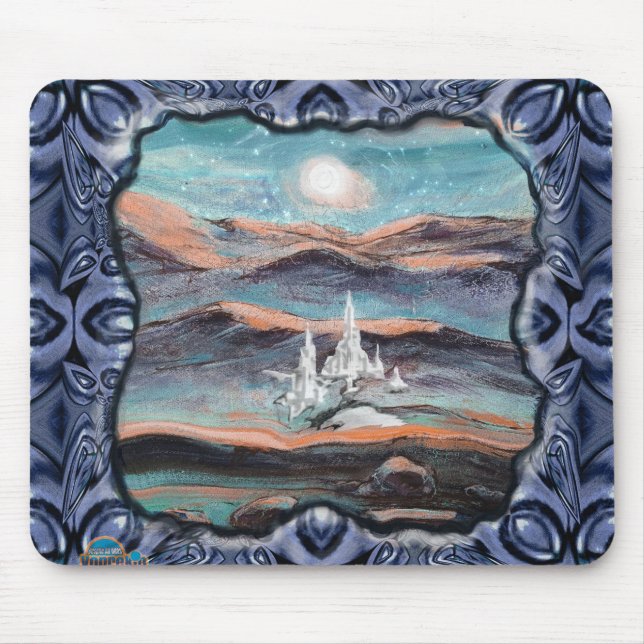 Mousepad Cidade futura da luz (Frente)