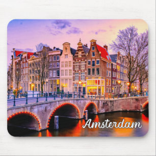Mousepad Cidade Histórica De Amesterdã, Países Baixos