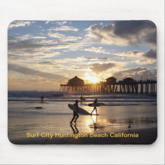 Mousepad Cidade Huntington Beach Califórnia do surf