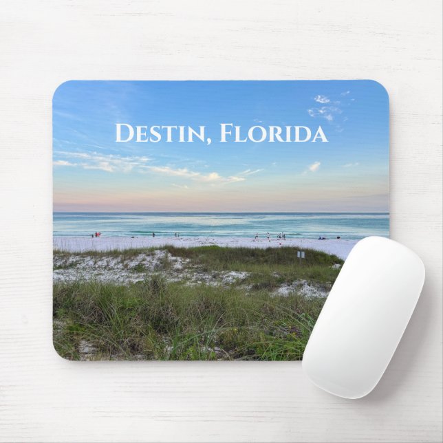 Mousepad Cidade Personalizada de Fotografia de Sunset Beach (Com mouse)