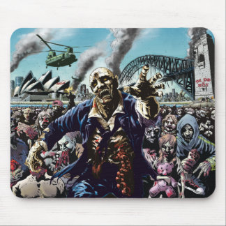 Mousepad Cidades do zombi: Tapete do rato dos zombis de