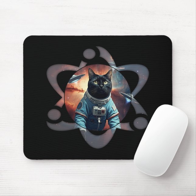 Mousepad Ciência do Cat. Espacial (Com mouse)
