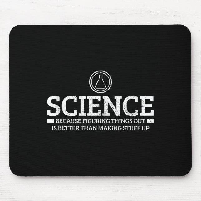 Mousepad Ciência Física Química Nerd Frase Engraçada Cientí (Frente)