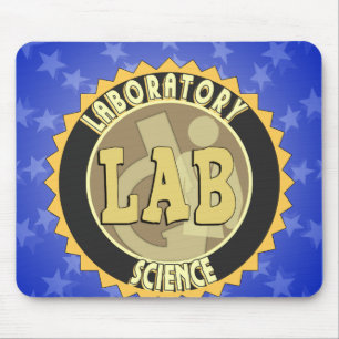 MOUSEPAD CIÊNCIA LABORATORIAL DO CRACHÁ DE LABORATÓRIO