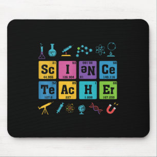 Mousepad Ciência Professor de Química Elementos de Mesa Per