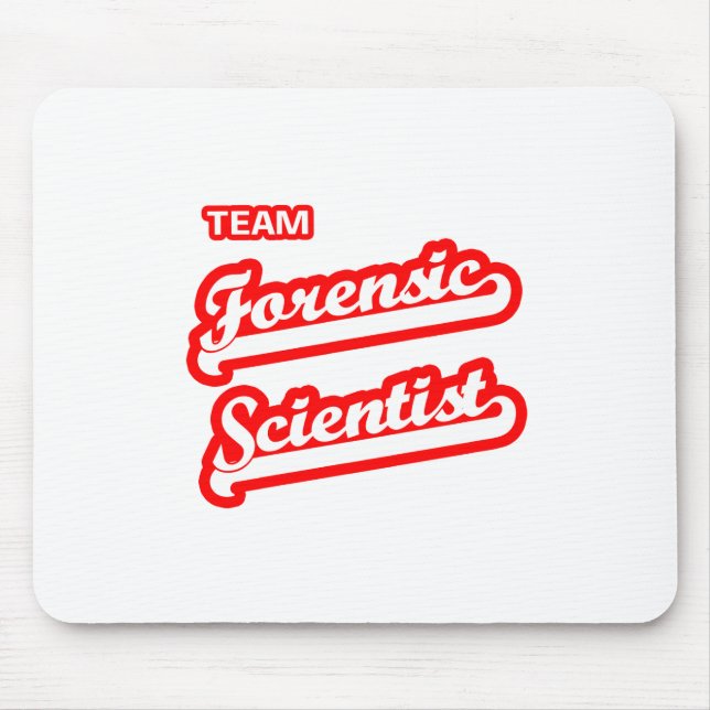 Mousepad Cientista forense de equipe (Frente)