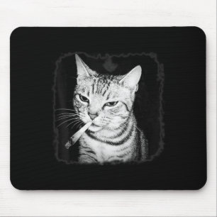 Mousepad Cigarros Gangue de Gata Gato de Cigarro Cigarro En