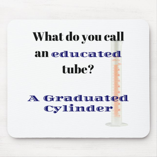 Mousepad Cilindro graduado de Piada de Pai de Piada de ciên (Frente)