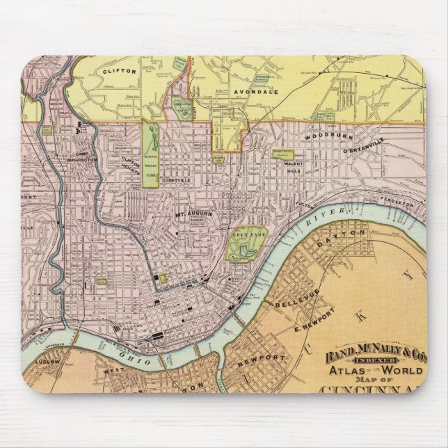 Mousepad Cincinnati, Ohio 2 (Frente)
