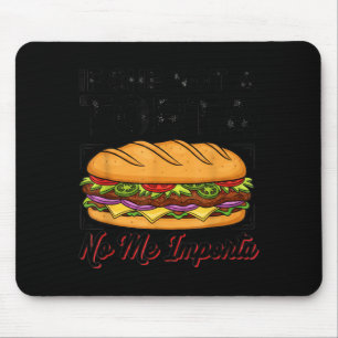 Mousepad Cinco De Mayo Bola de Golfe Óculos de Sol Sombrero