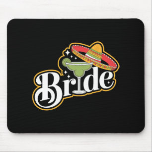 Mousepad Cinco de Mayo Bride Sombrero Margarita Partido Mex