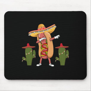 Mousepad Cinco De Mayo Camisa Cactus Quente Dançando