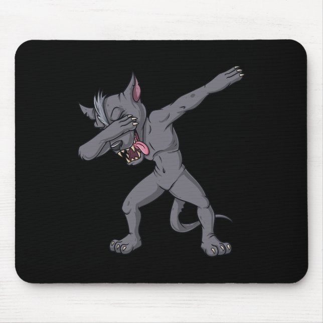 Mousepad Cinco de Mayo Dabbing Chupacabra Diversão Mexicana (Frente)