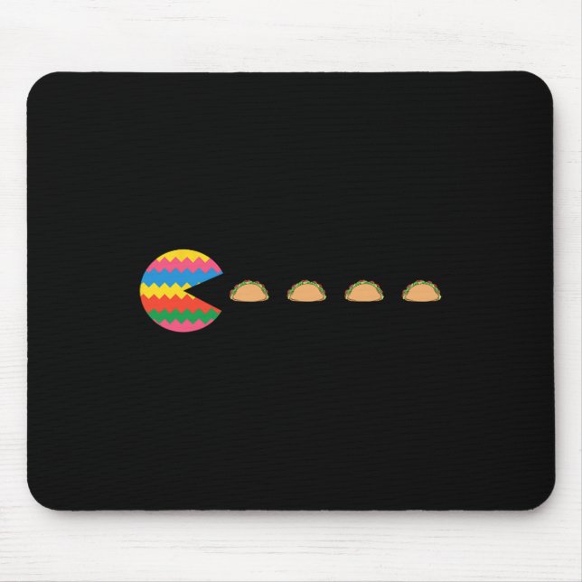 Mousepad Cinco de Mayo Engraçado Vídeo-jogo Mexicano Fiesta (Frente)