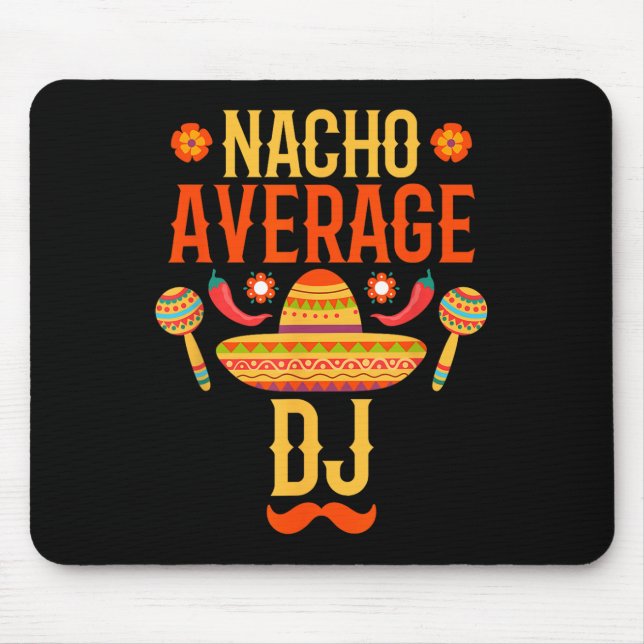 Mousepad Cinco De Mayo Nacho Média Dj (Frente)