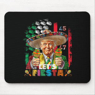 Mousepad Cinco de Mayo Trump Taco Engraçado Trump Mexicano