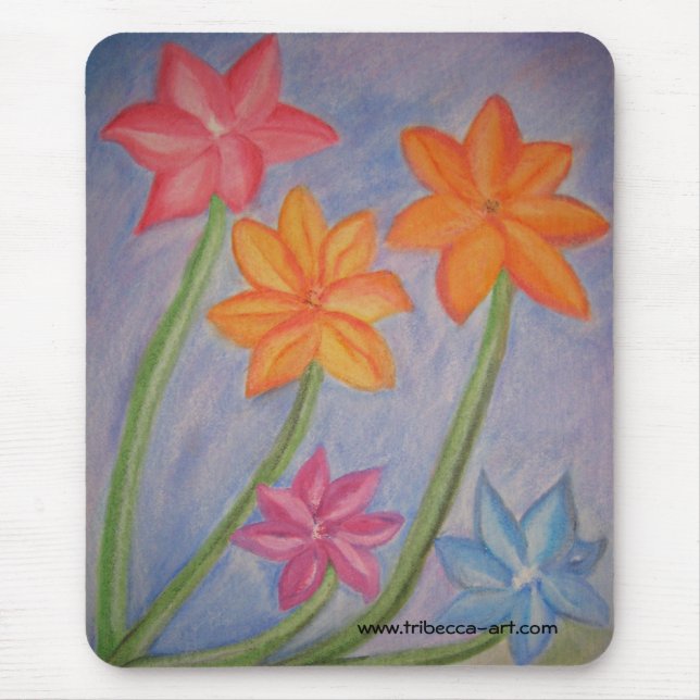 Mousepad Cinco flores (Frente)