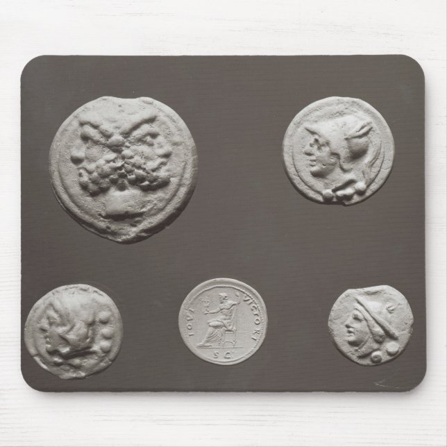 Mousepad Cinco moedas (Frente)
