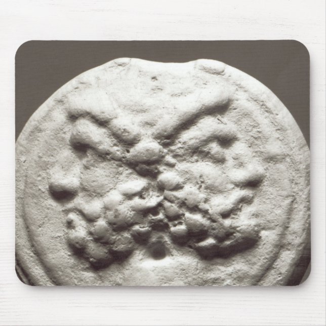 Mousepad Cinco moedas que descrevem Janus, Jupiter (Frente)