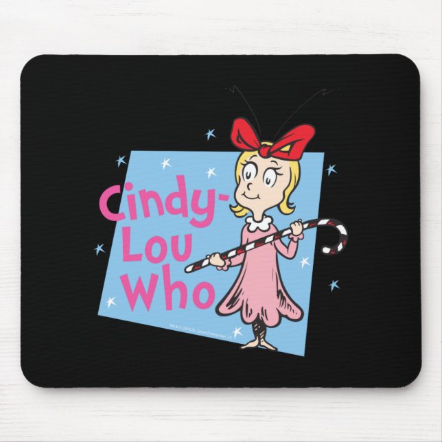 Mousepad Cindy Lou Who Candy Cane T Shirt  (Frente)