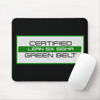Mousepad Cinta Verde Lean Seis Sigma Certified