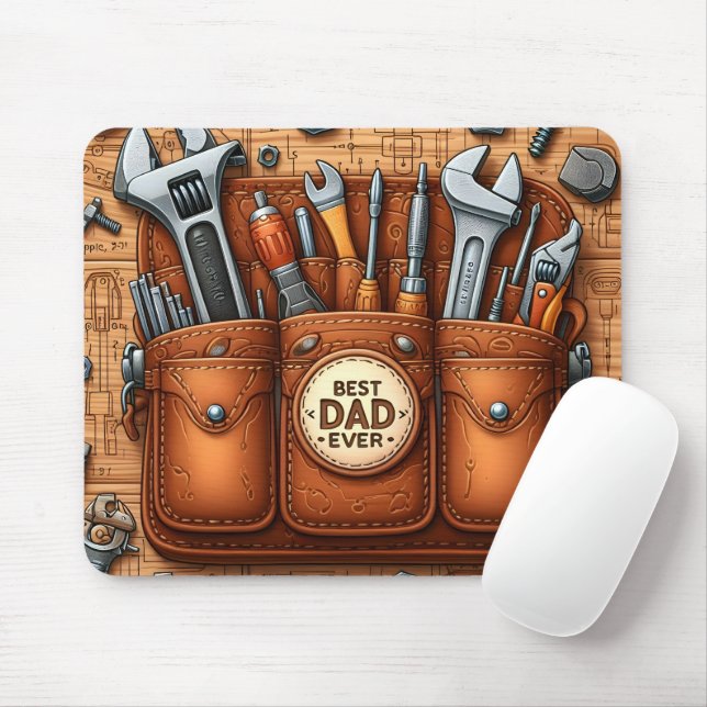 Mousepad Cinto de Ferramentas do Papai (Com mouse)