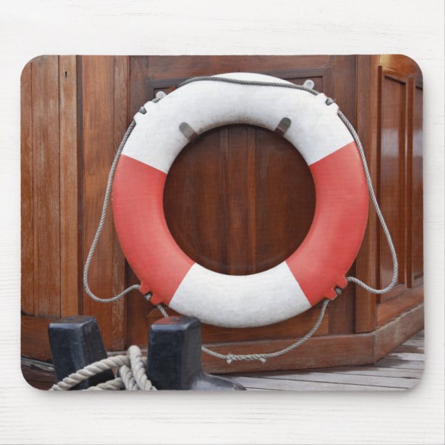 Mousepad Cinto de salvação dos navios (Frente)